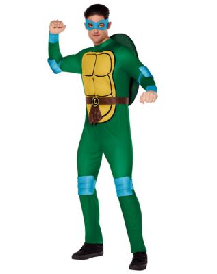 Costume Completo Leonardo Tartarughe Ninja &ndash; Taglia M (7-8 Anni) &ndash; Con Maschera Plastica Dura