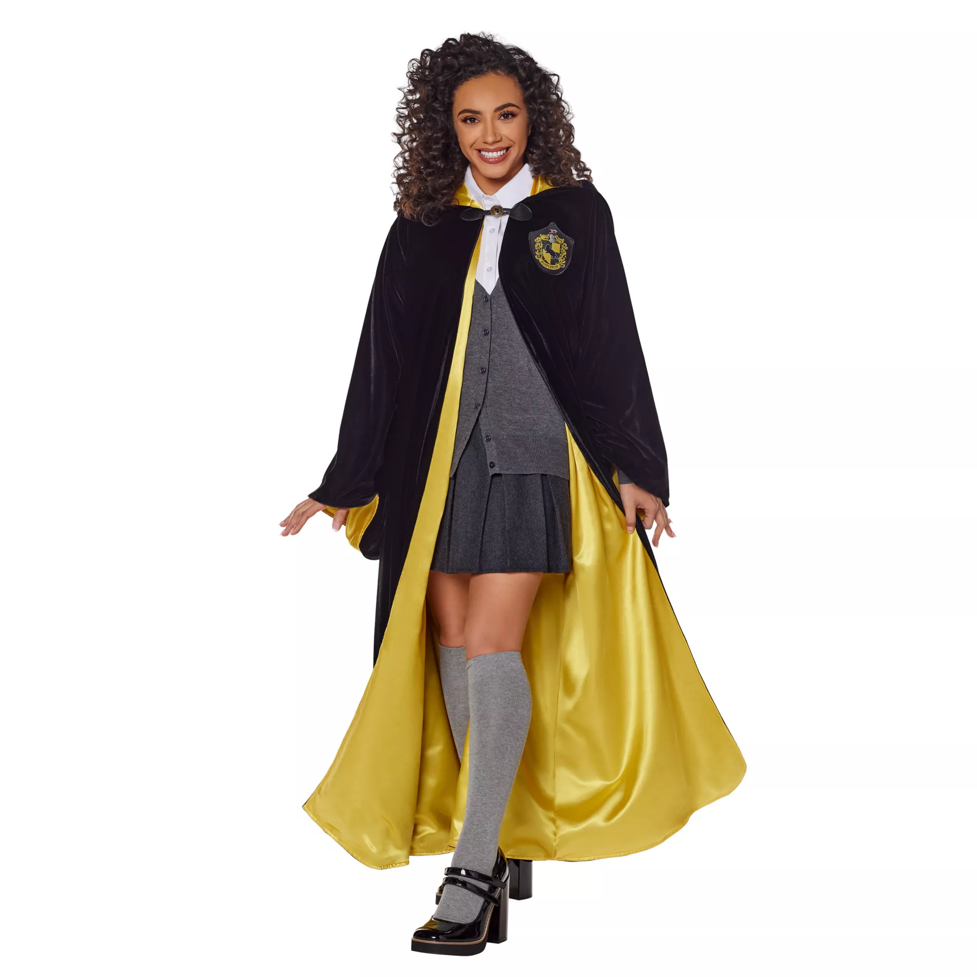 Adult Deluxe Hufflepuff Robe - Harry Potter