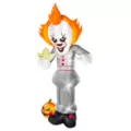 12 Ft Pennywise Light-Up Inflatable Decoration - It at Spirit Halloween