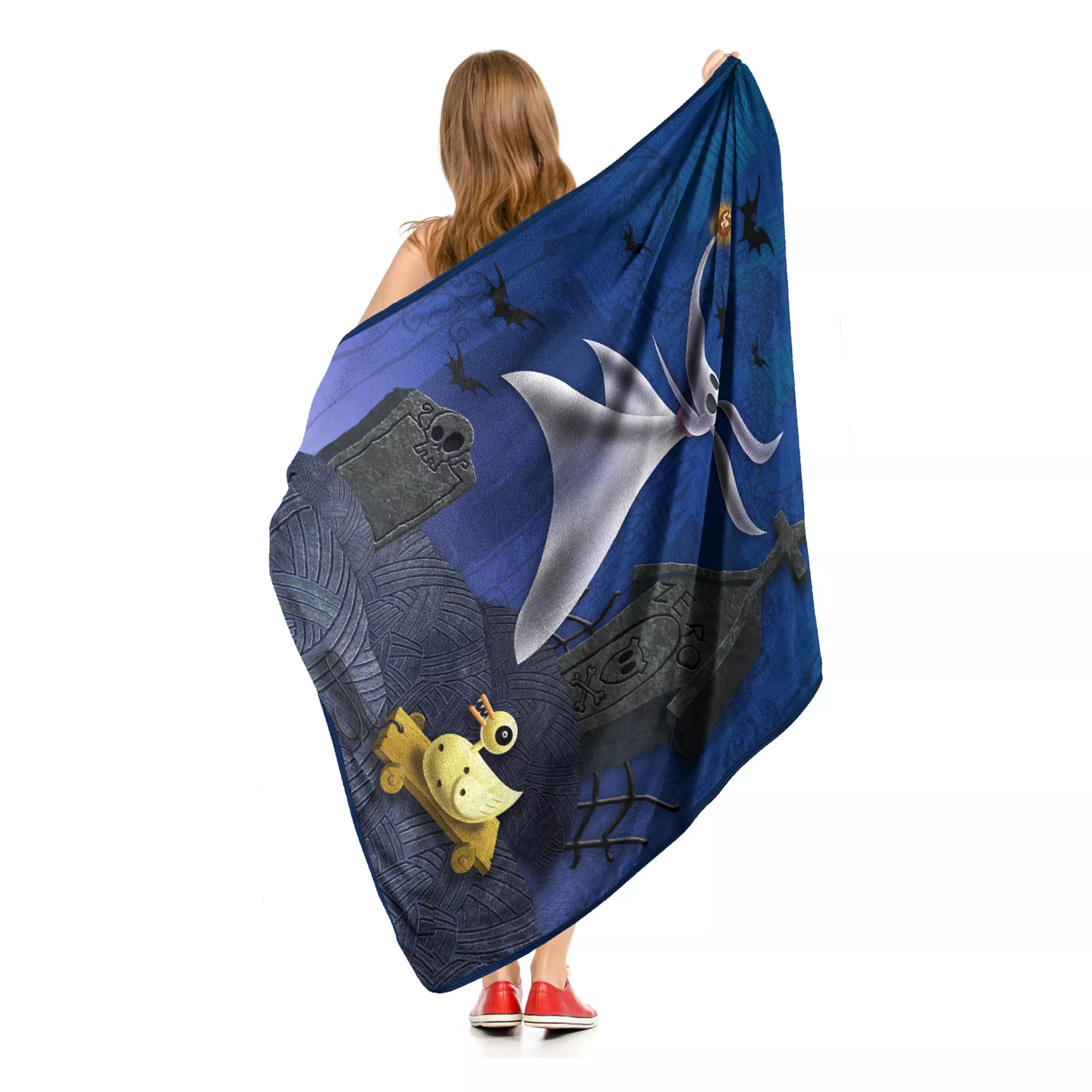 Haunting Zero Fleece Blanket - The Nightmare Before Christmas