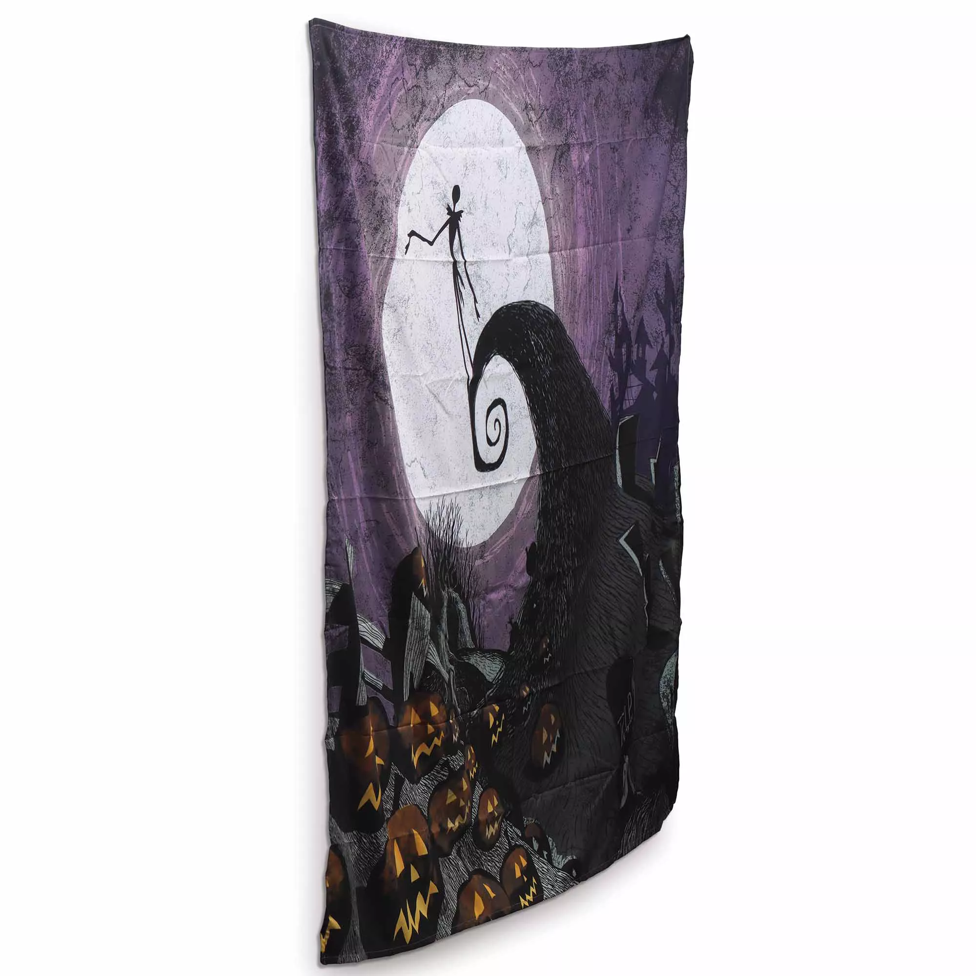 Jack Skellington Silhouette Tapestry - The Nightmare Before Christmas
