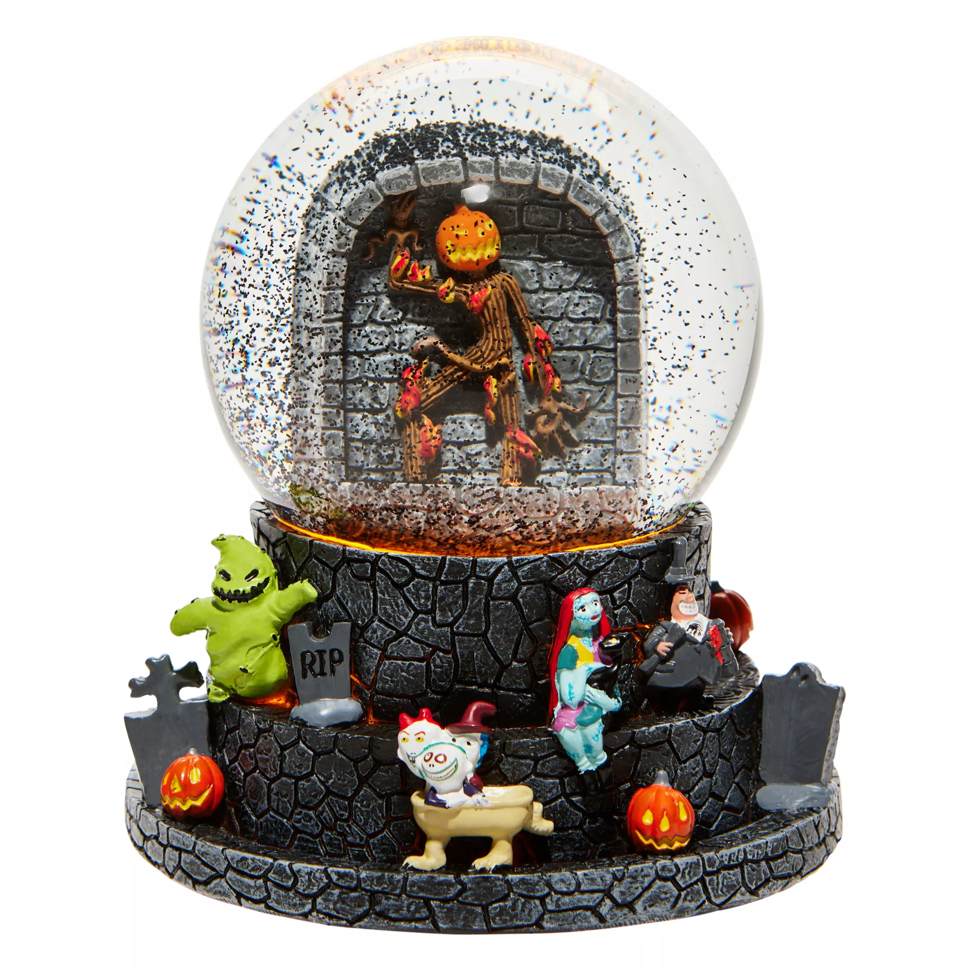 Light-Up Jack Skellington Pumpkin King Snow Globe - The Nightmare Before Christmas at Spirit Halloween