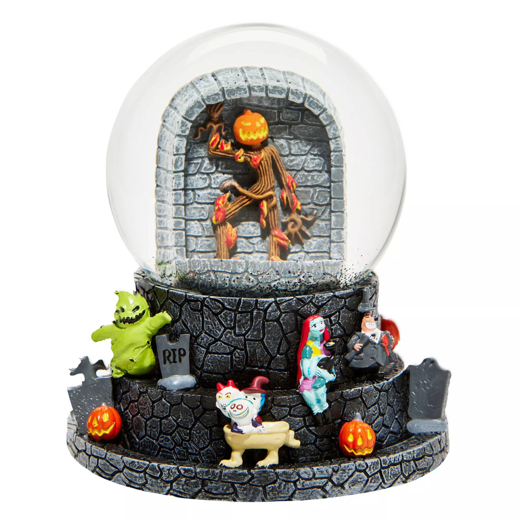 Light-Up Jack Skellington Pumpkin King Snow Globe - The Nightmare Before Christmas at Spirit Halloween