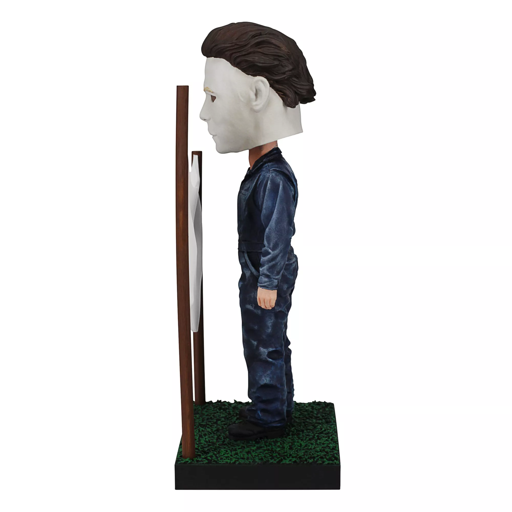 Michael Myers Clothesline Bobblehead Statue - Halloween at Spirit Halloween