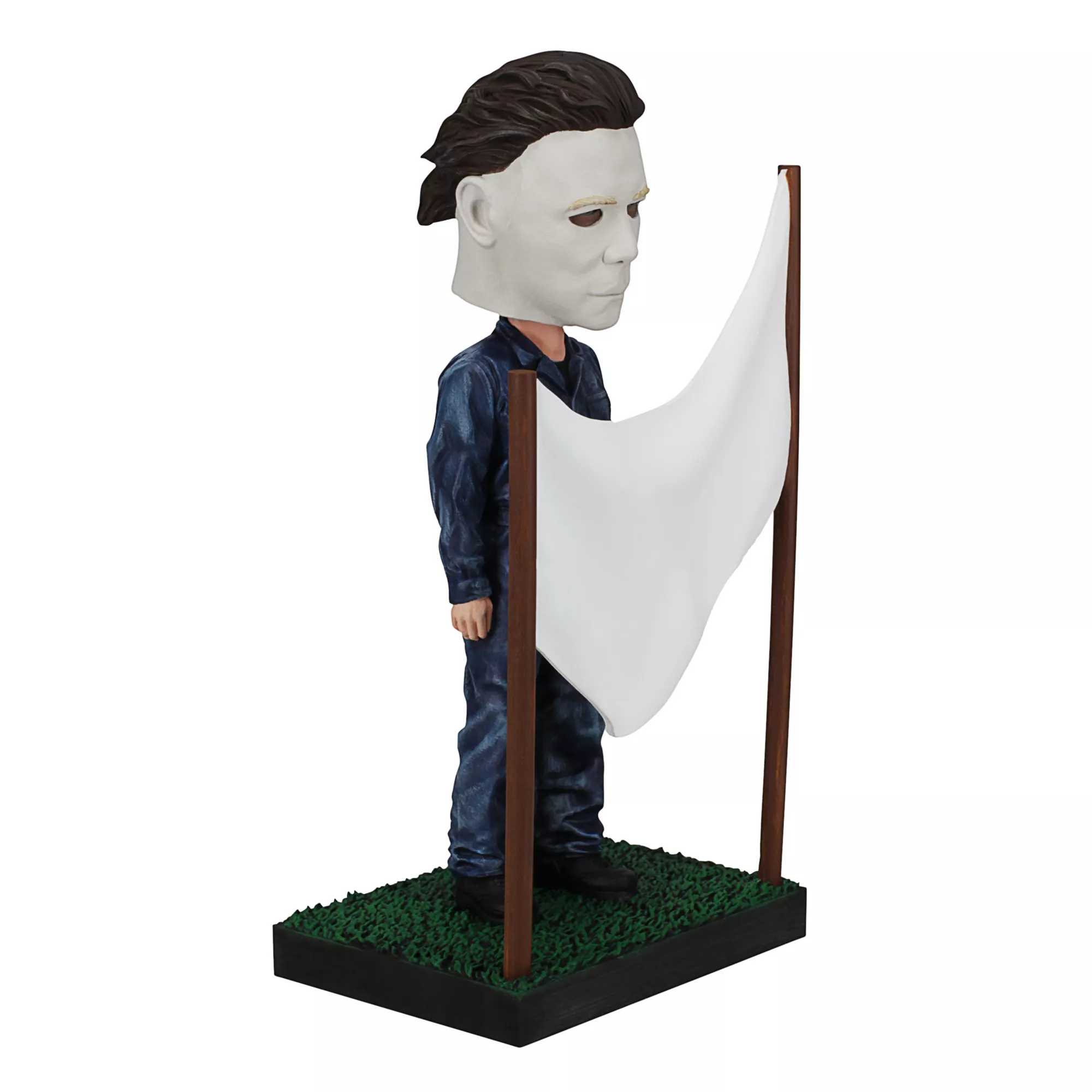 Michael Myers Clothesline Bobblehead Statue - Halloween at Spirit Halloween