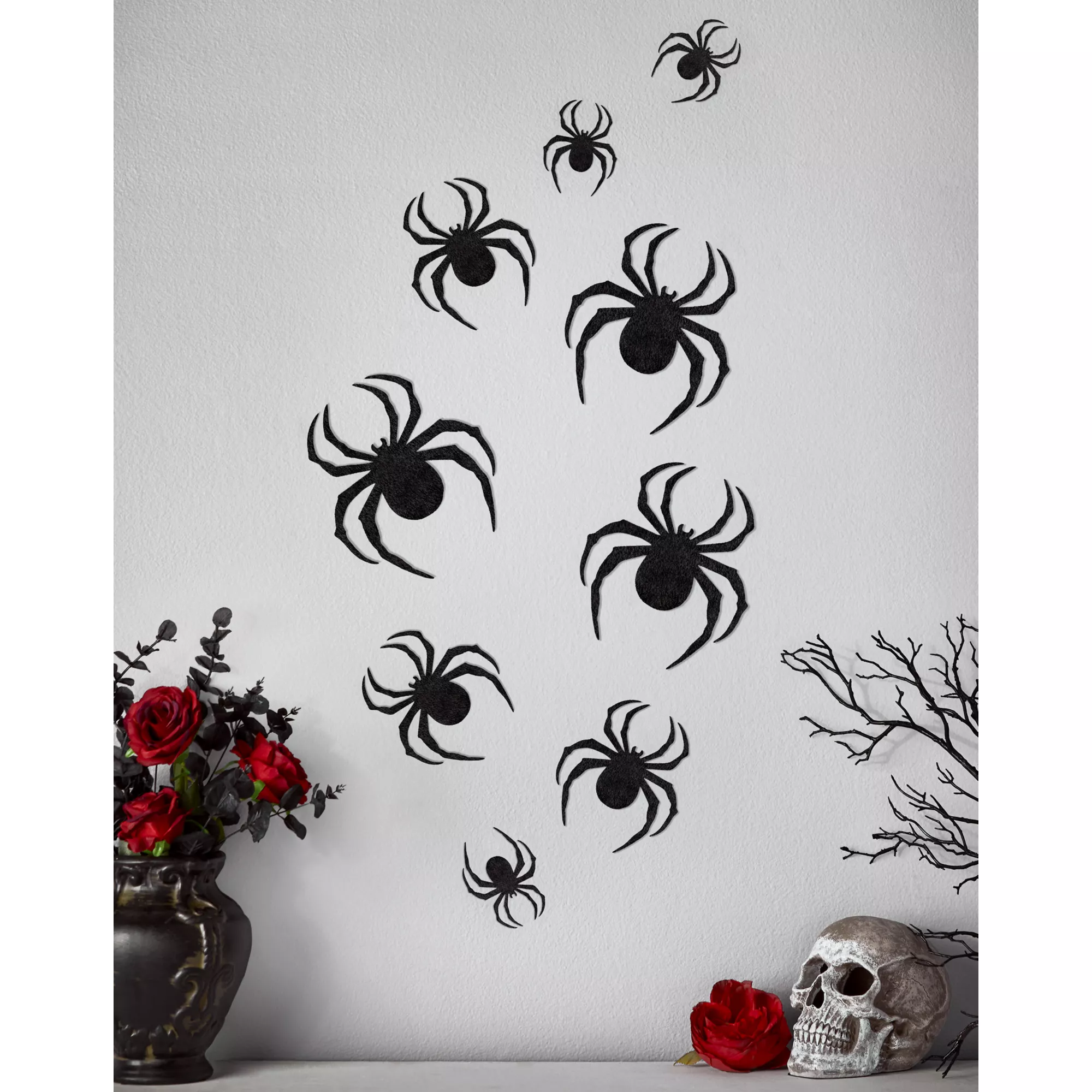 Gothic Noir Spider Decals at Spirit Halloween
