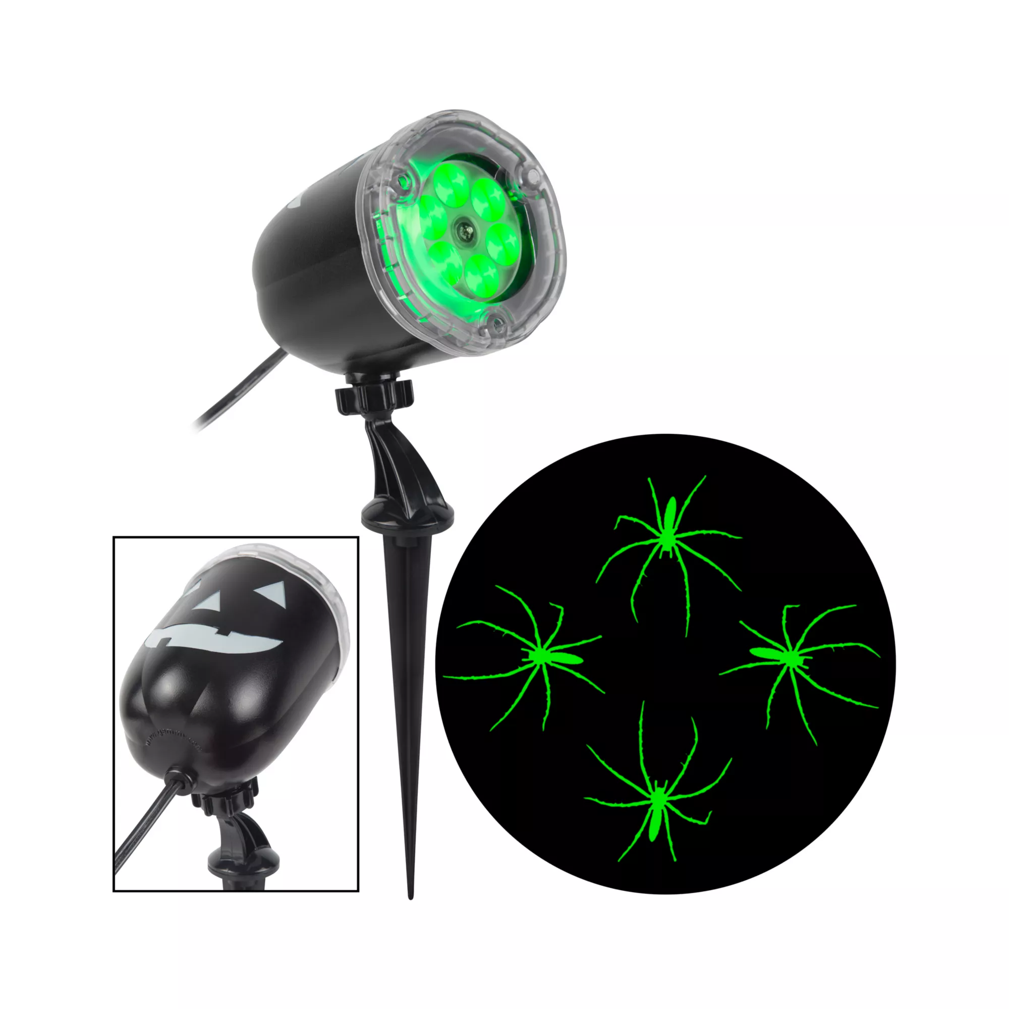 LED Spooky Spider Projection Spotlight at Spirit Halloween