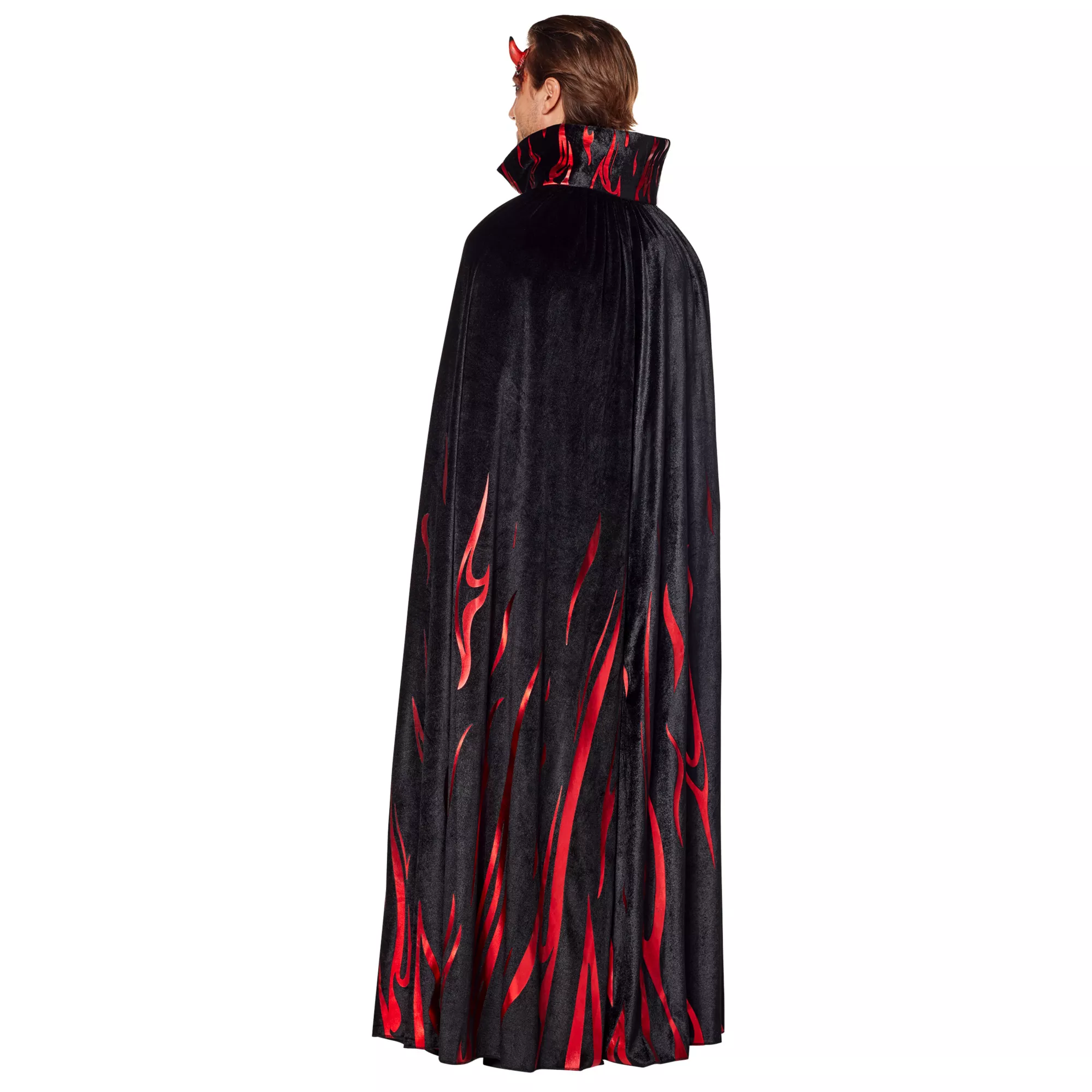 Adult Gothic Devil Flames Cape at Spencer's