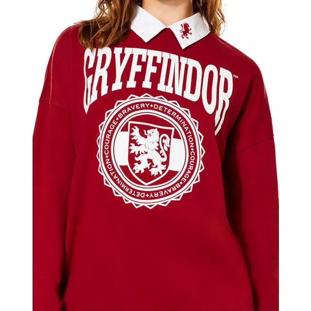 Gryffindor Collared Crewneck - Harry Potter at Spencer's