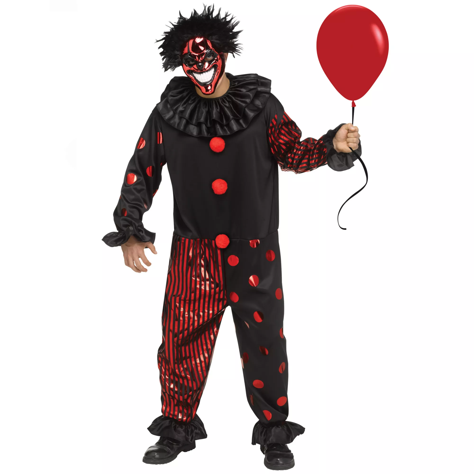Adult Creepy Chrome Clown Costume at Spirit Halloween