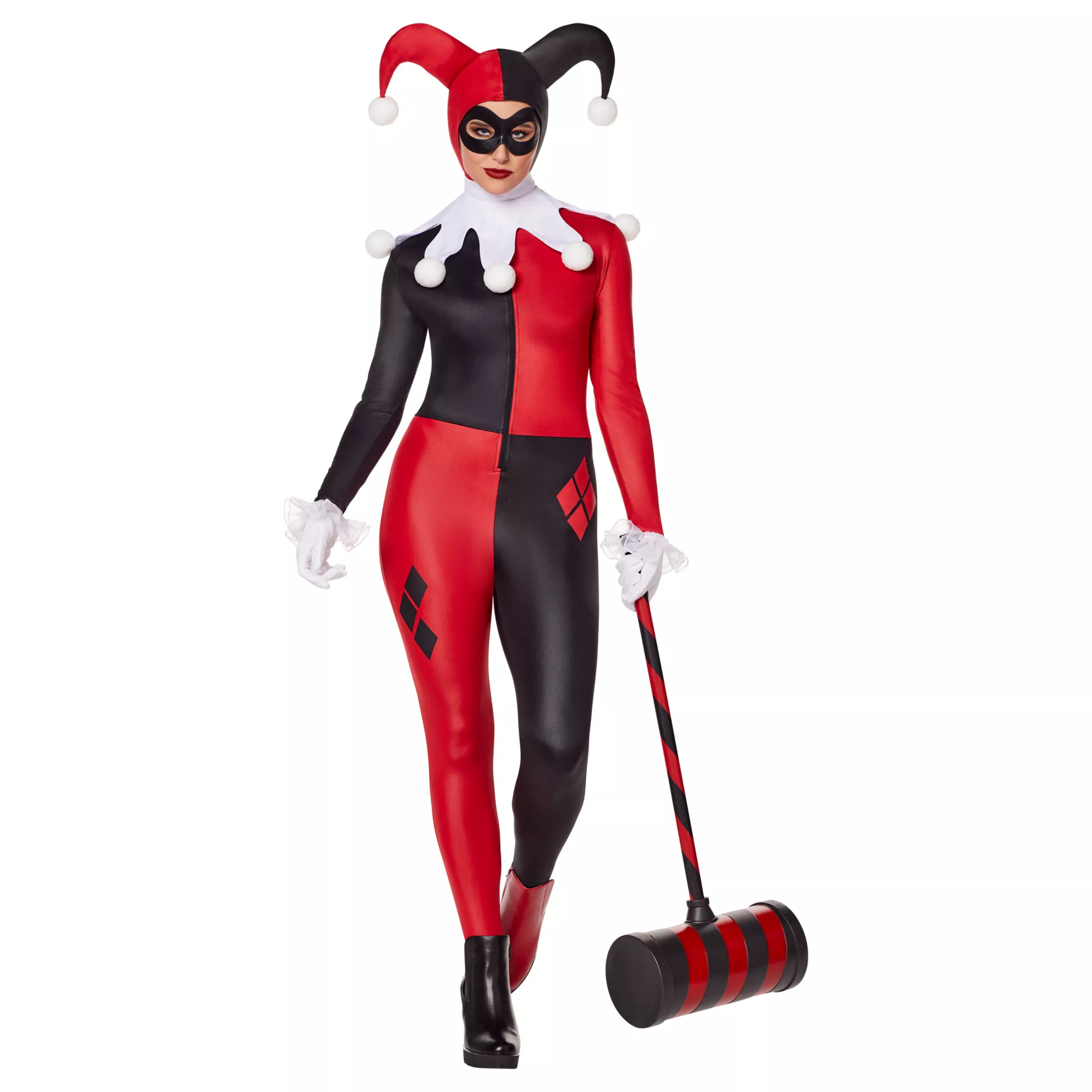 Adult Harley Quinn Catsuit Costume - DC Villains at Spirit Halloween