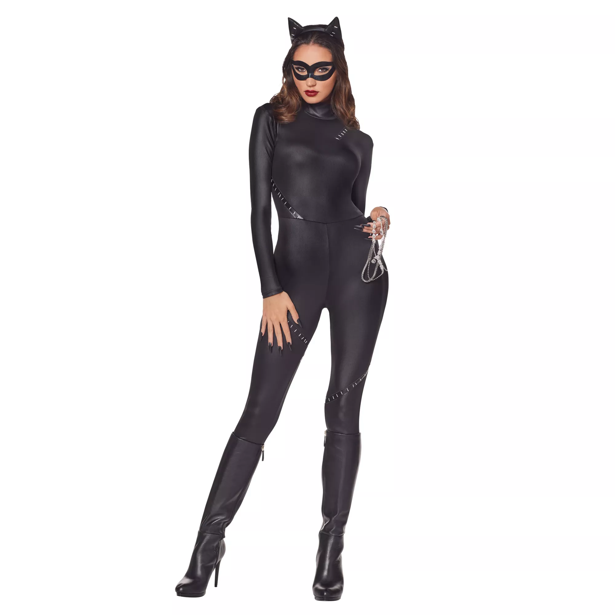 Adult Catwoman Catsuit Costume - DC Villains at Spirit Halloween