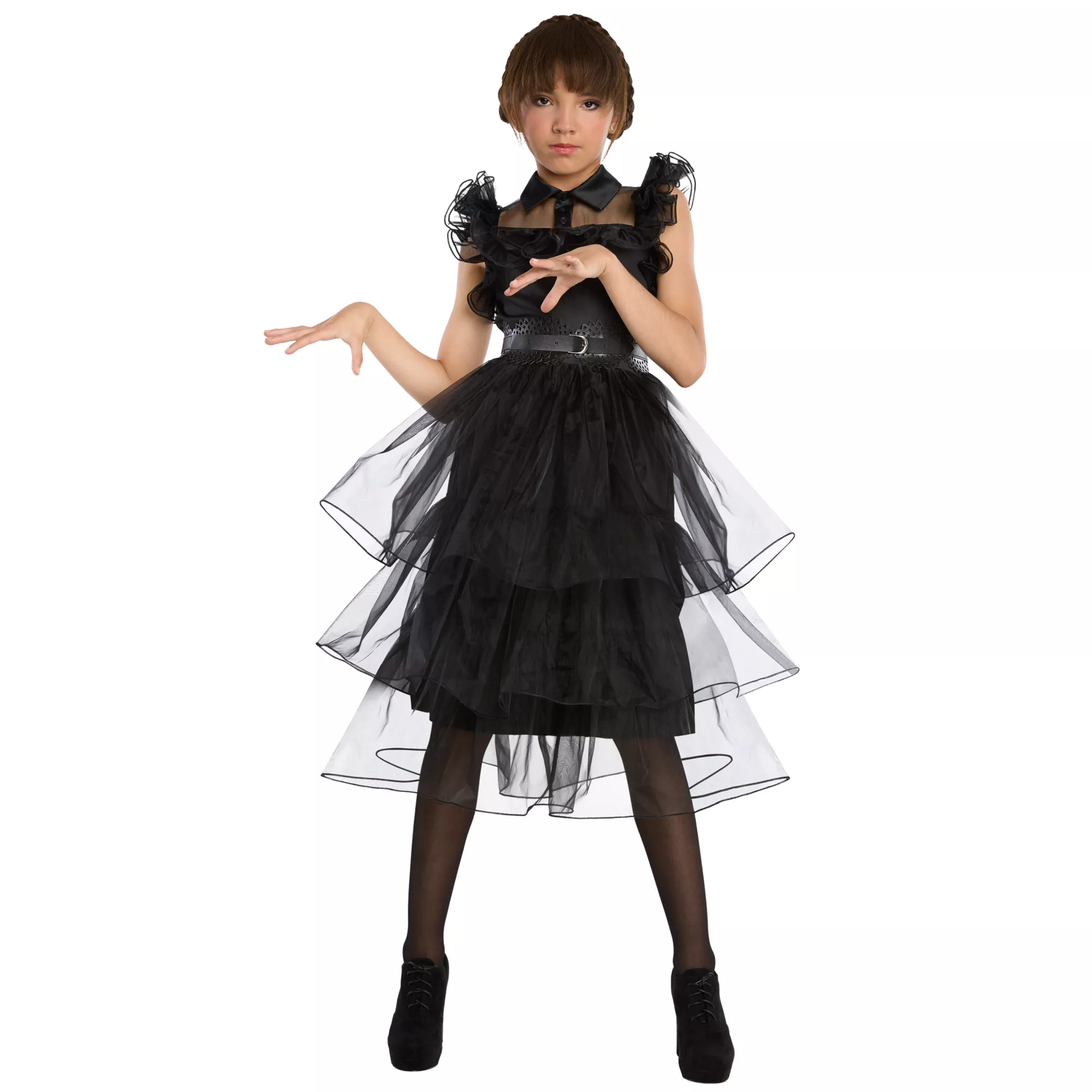 Kids Rave 'N Dance Wednesday Addams Dress - Wednesday at Spirit Halloween