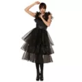 Adult  Rave N' Dance Wednesday Addams Dress -  Wednesday at Spencer's