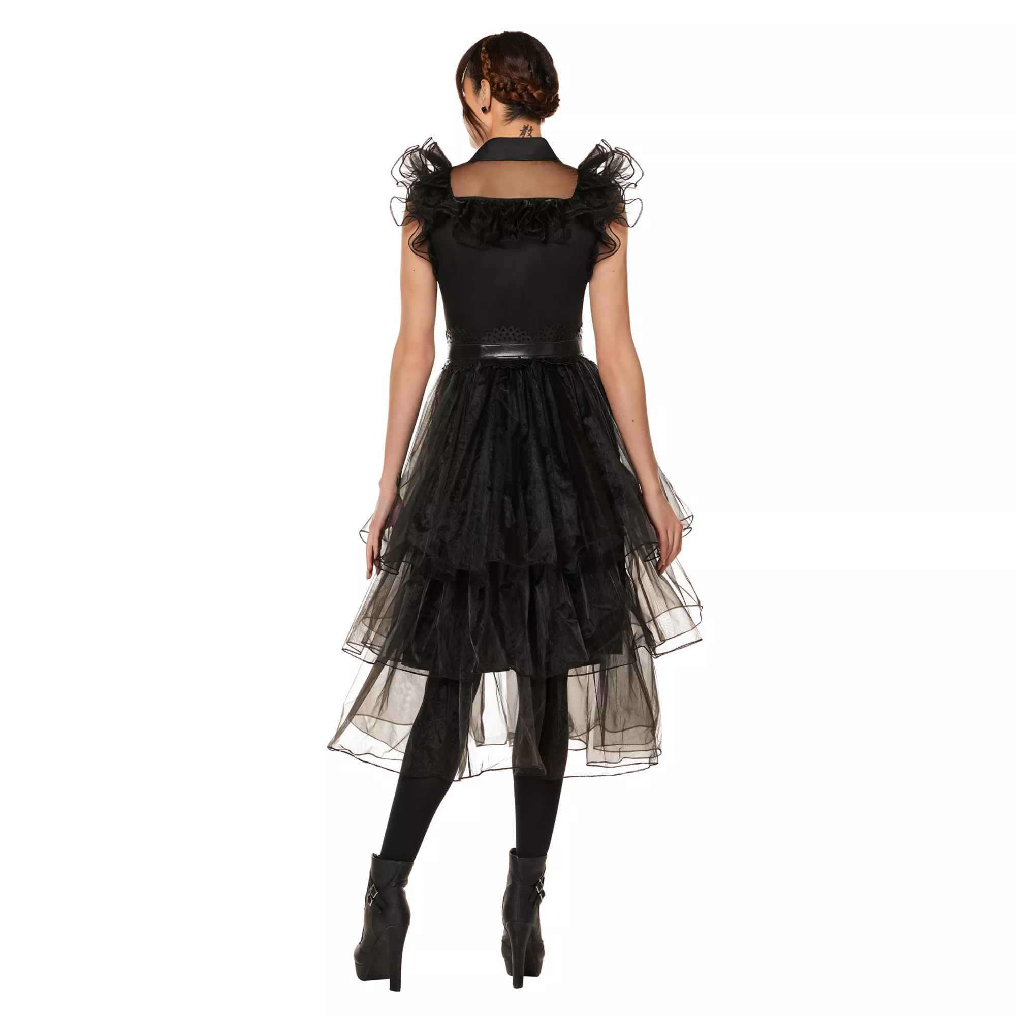 Adult  Rave N' Dance Wednesday Addams Dress -  Wednesday at Spencer's