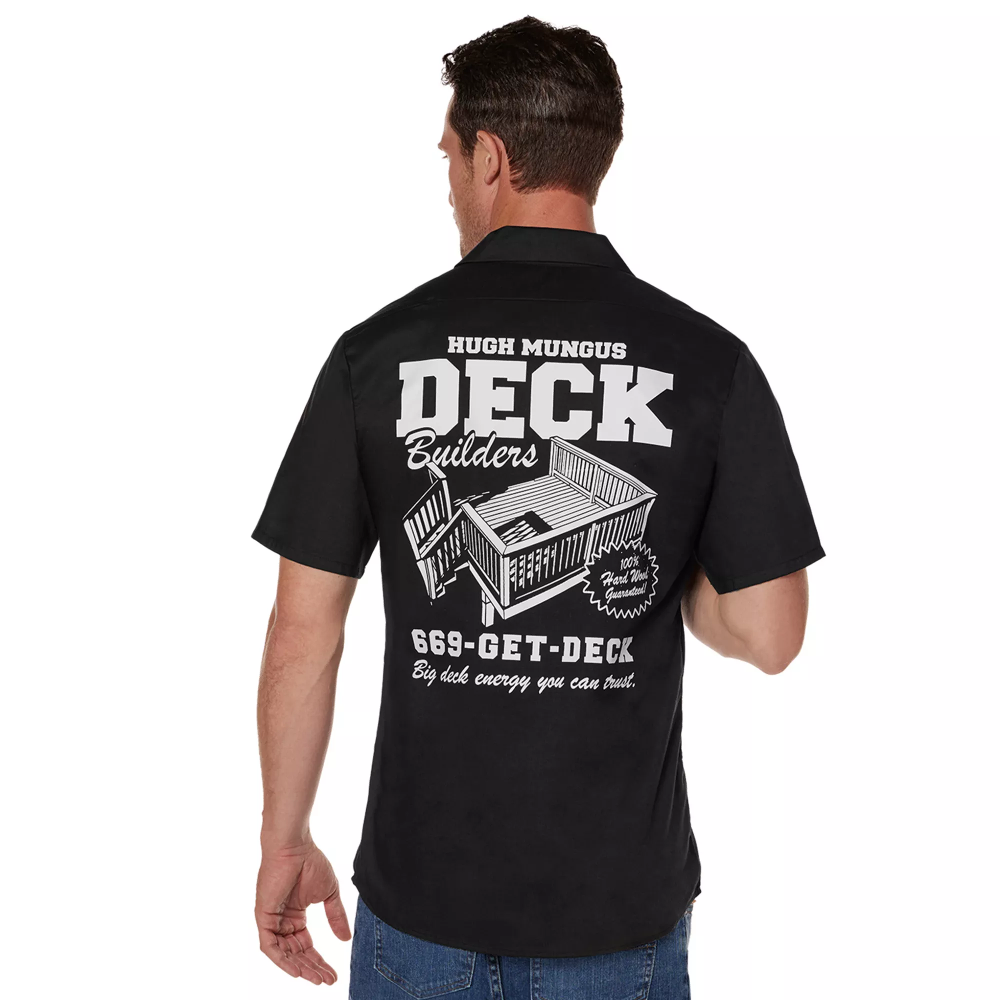Hugh Mungus Deck Builders Work Shirt at Spirit Halloween