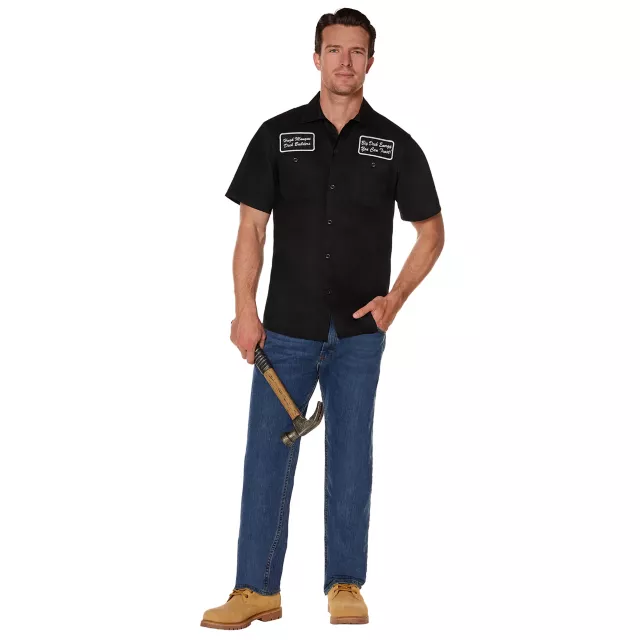 Hugh Mungus Deck Builders Work Shirt at Spirit Halloween