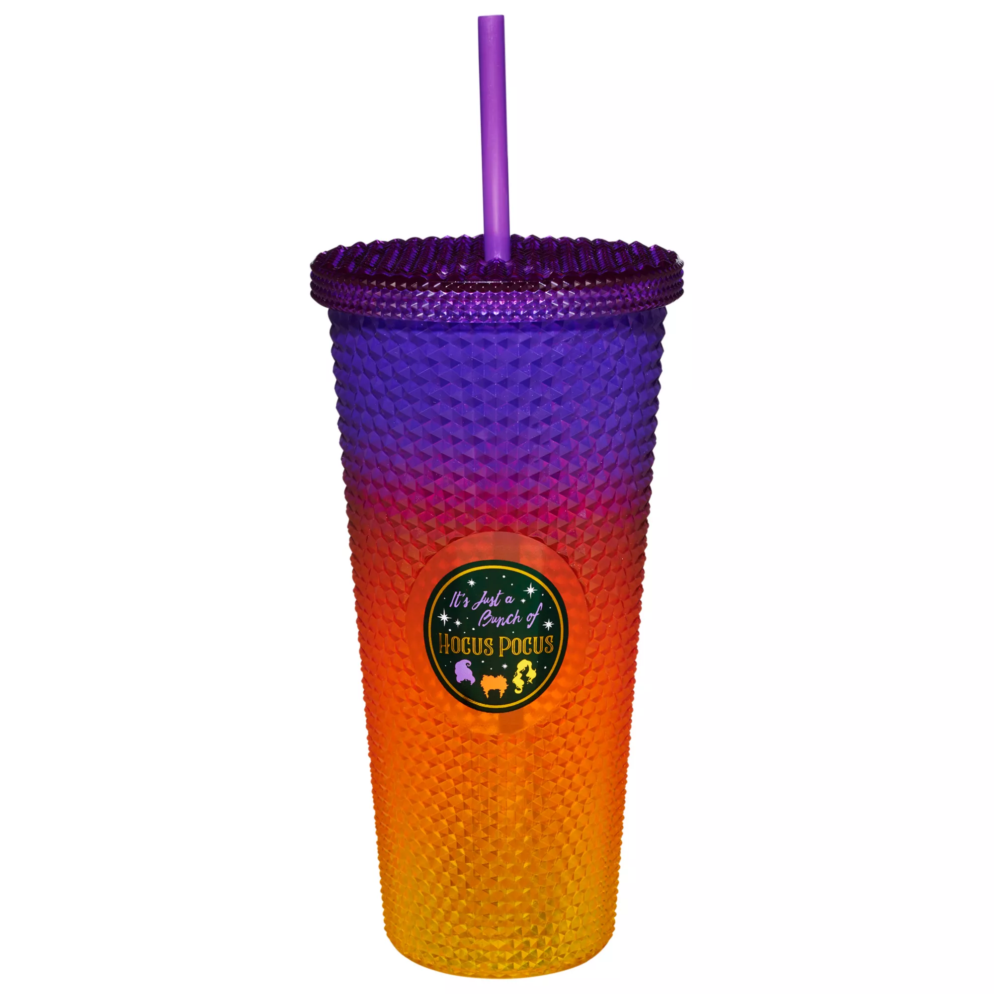Ombre Hocus Pocus Cup with Straw at Spencer's