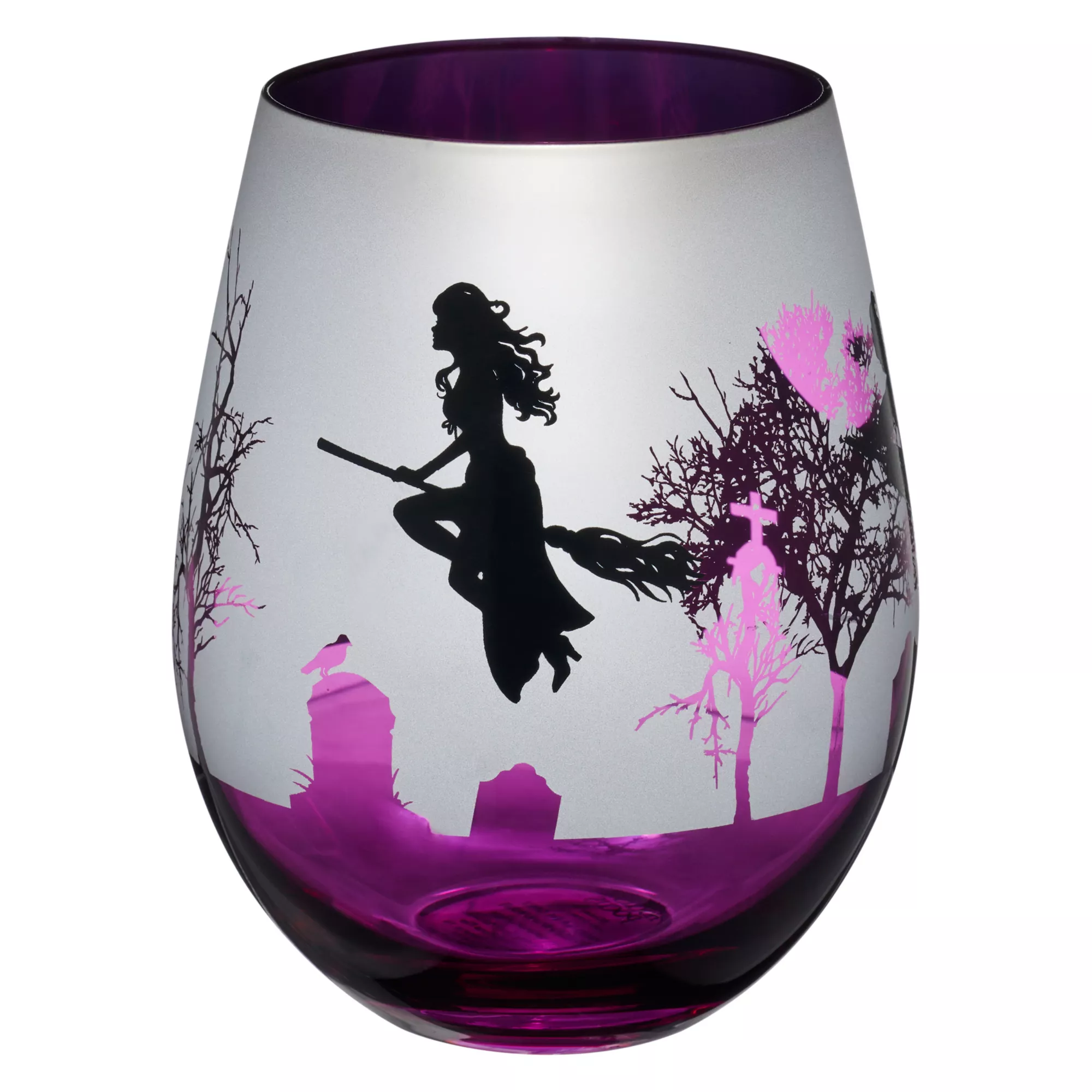 Hocus Pocus Frosted Stemless Glass - 16 oz. at Spirit Halloween