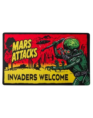 Invaders Welcome Doormat - Mars Attacks