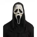 Ghost Face Aged Full Mask at Spencer's
