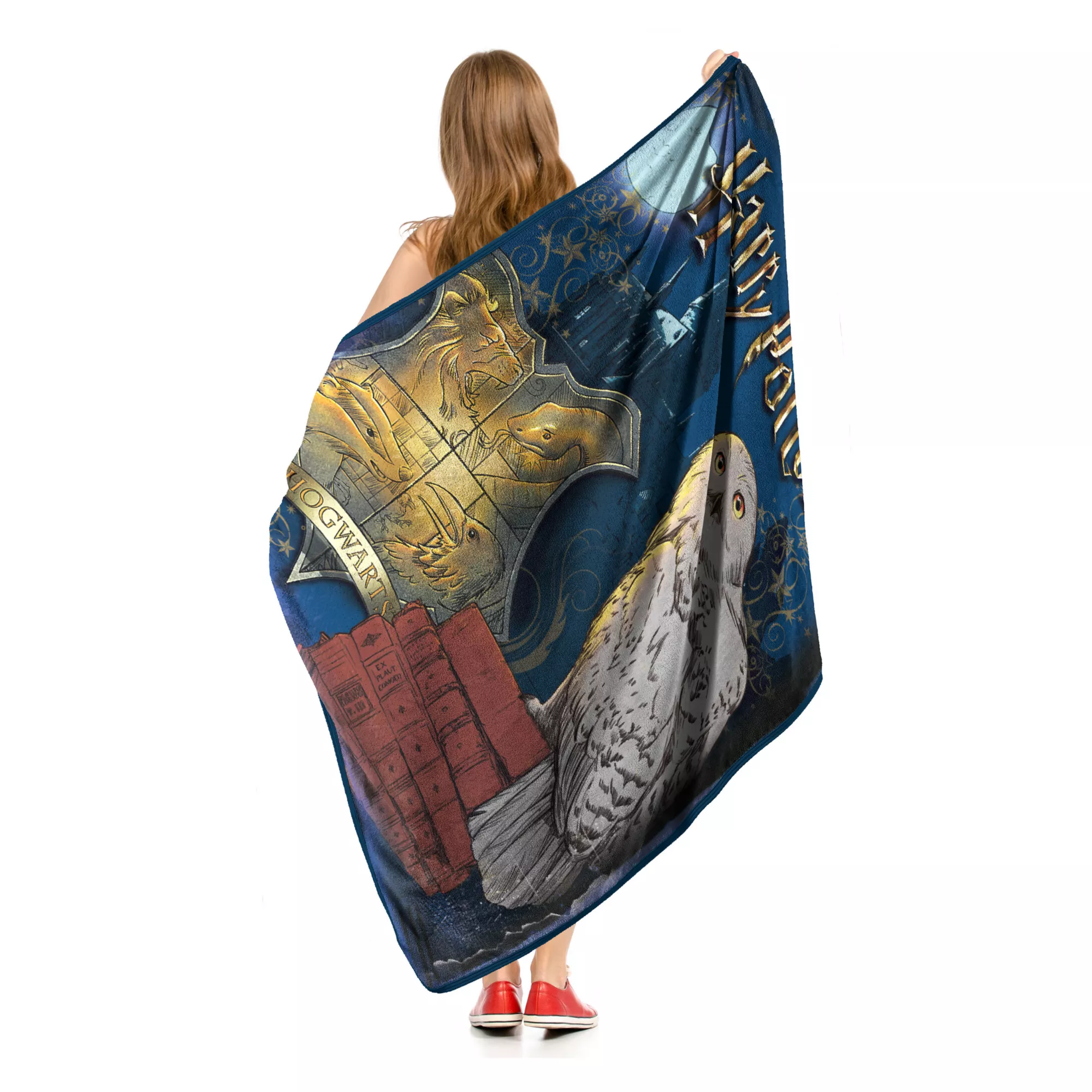 Harry Potter Magical World Fleece Blanket at Spencer's