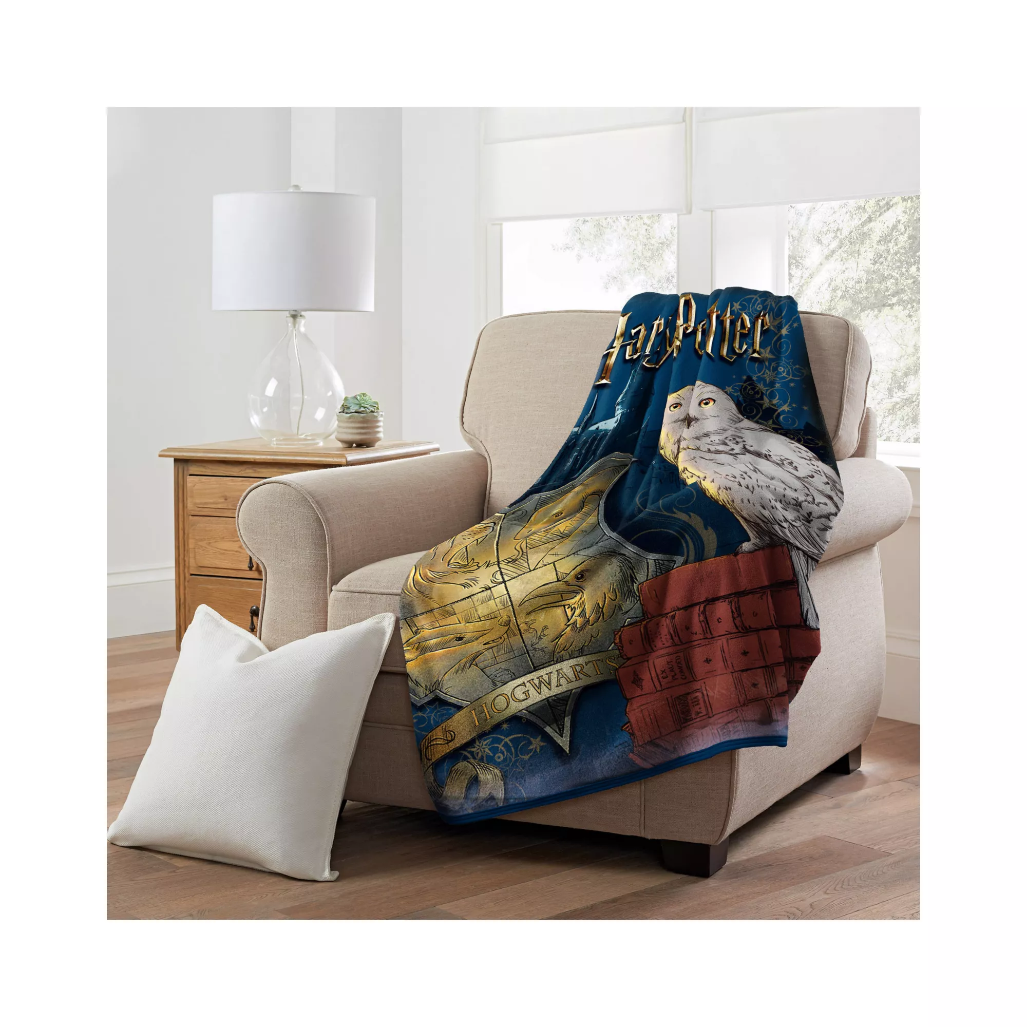 Harry Potter Magical World Fleece Blanket at Spencer's