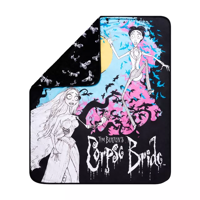 Corpse Bride Reversible Fleece Blanket Spencers