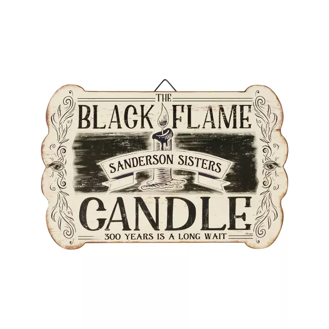 Black Flame Candle Sign - Hocus Pocus at Spirit Halloween