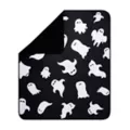 Ghost Print Fleece Blanket at Spirit Halloween