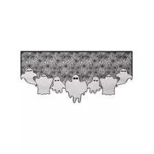 Light-Up Lace Ghost Mantel Scarf at Spencer's