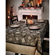 Black Lace Ghost Tablecloth at Spencer's