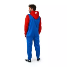 Adult Mario Jumpsuit With Hood - Super Mario Bros. at Spirit Halloween