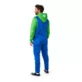 Adult Luigi Hooded Jumpsuit - Super Mario Bros. at Spirit Halloween
