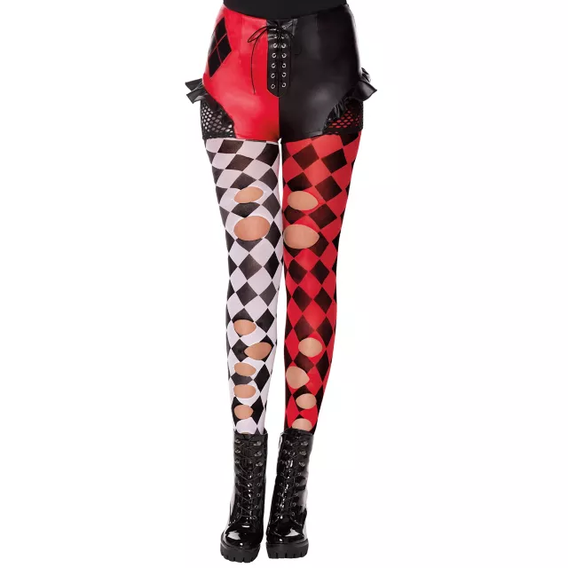 Harley Quinn Tights - DC Villains at Spencer's