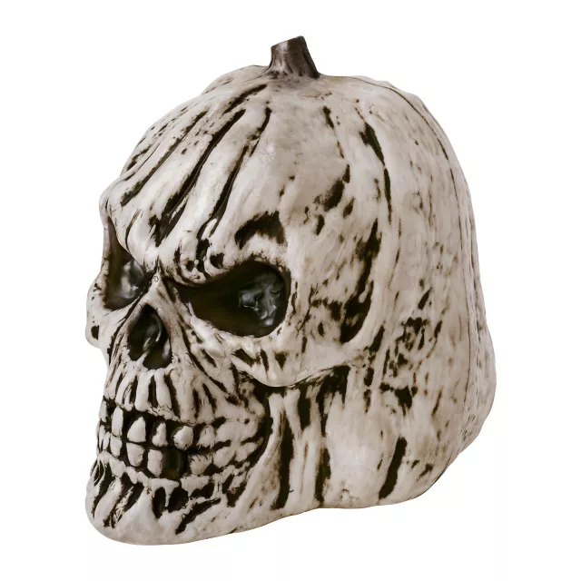 Black and White Pumpkin Skull at Spirit Halloween
