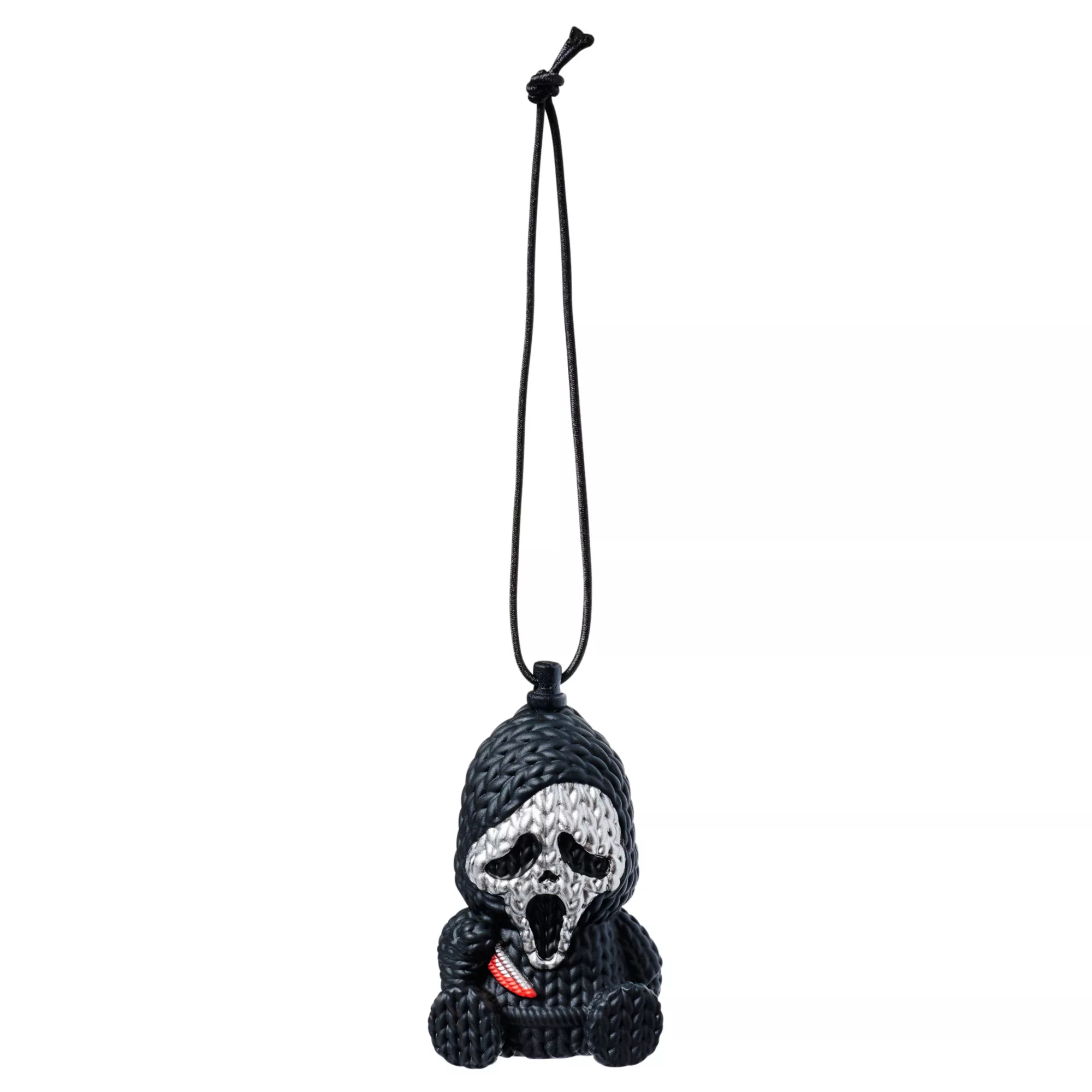 Ghost Face Metallic Silver Micro Charm at Spencer's