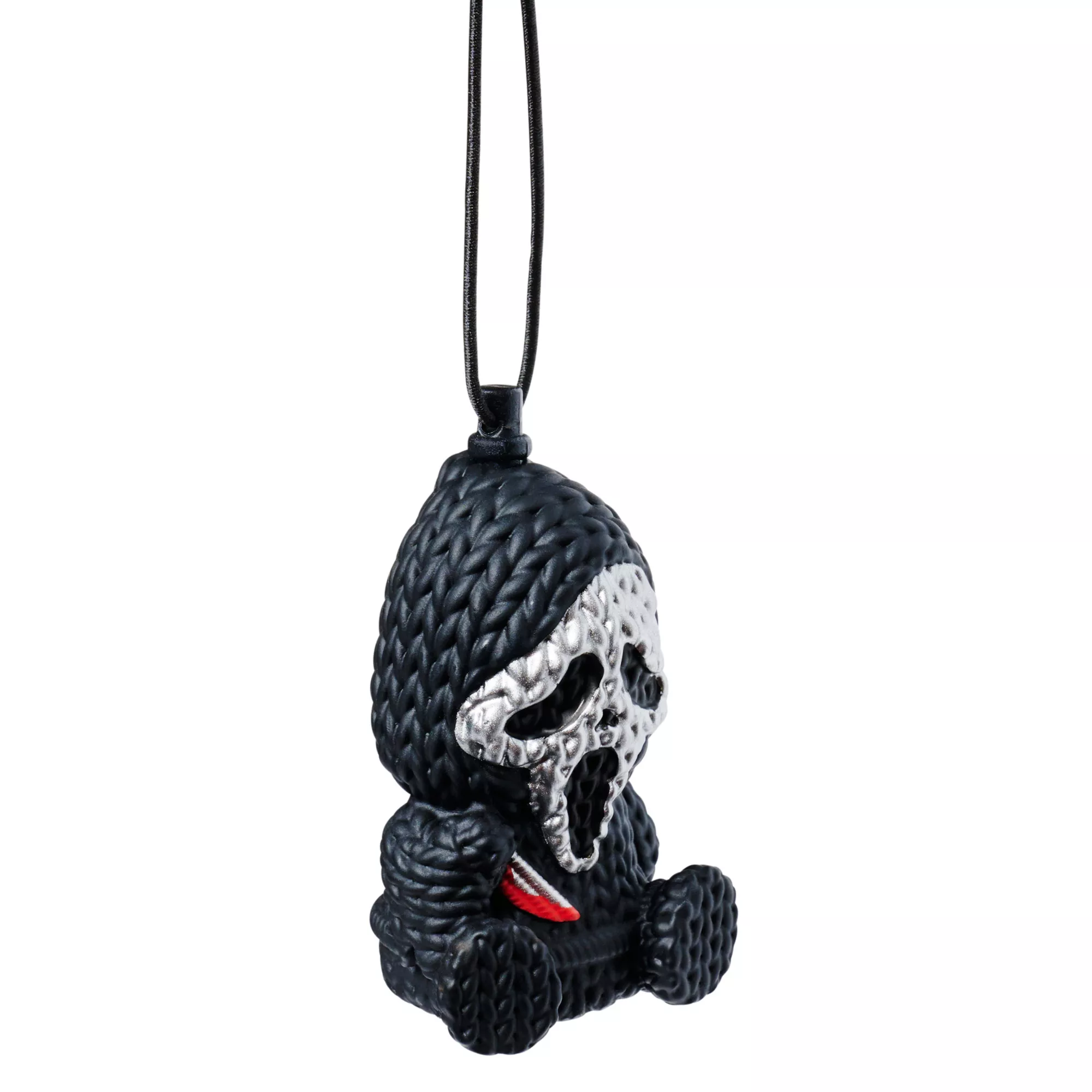 Ghost Face Metallic Silver Micro Charm at Spencer's