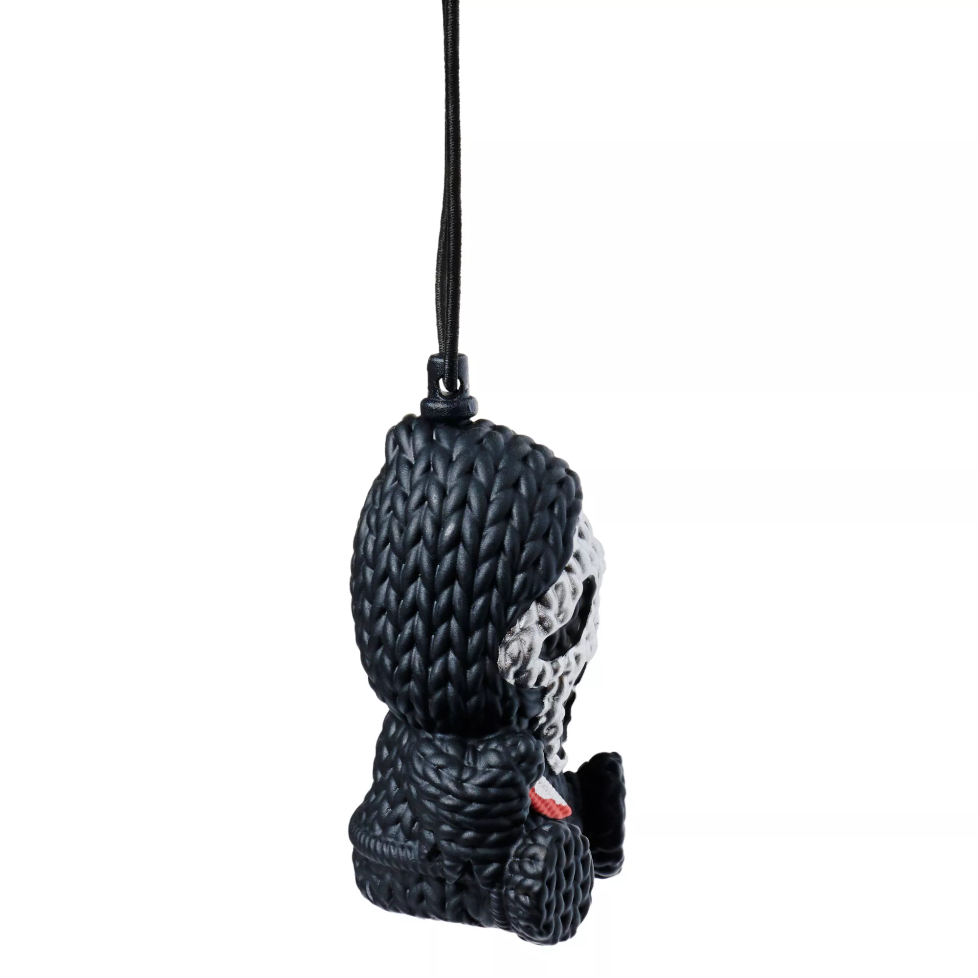 Ghost Face Metallic Silver Micro Charm at Spencer's