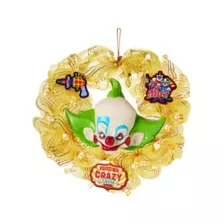 The Crazy Show Wreath - Killer Klowns from Outer Space at Spirit Halloween
