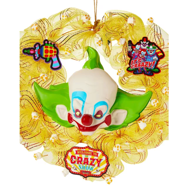 The Crazy Show Wreath - Killer Klowns from Outer Space at Spirit Halloween