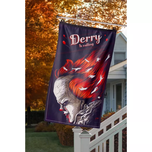 Derry Is Calling Pennywise Flag - It at Spirit Halloween