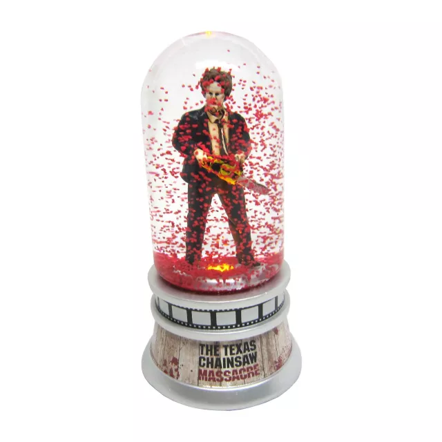 Light-Up Leatherface Bloody Snow Globe - The Texas Chainsaw Massacre at Spirit Halloween