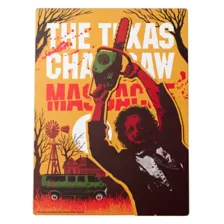 Yellow Leatherface Sign - The Texas Chainsaw Massacre at Spirit Halloween