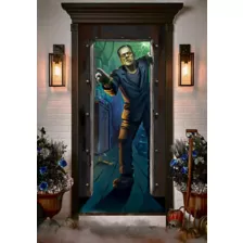 Frankenstein Door Cover - Universal Monsters at Spencer's