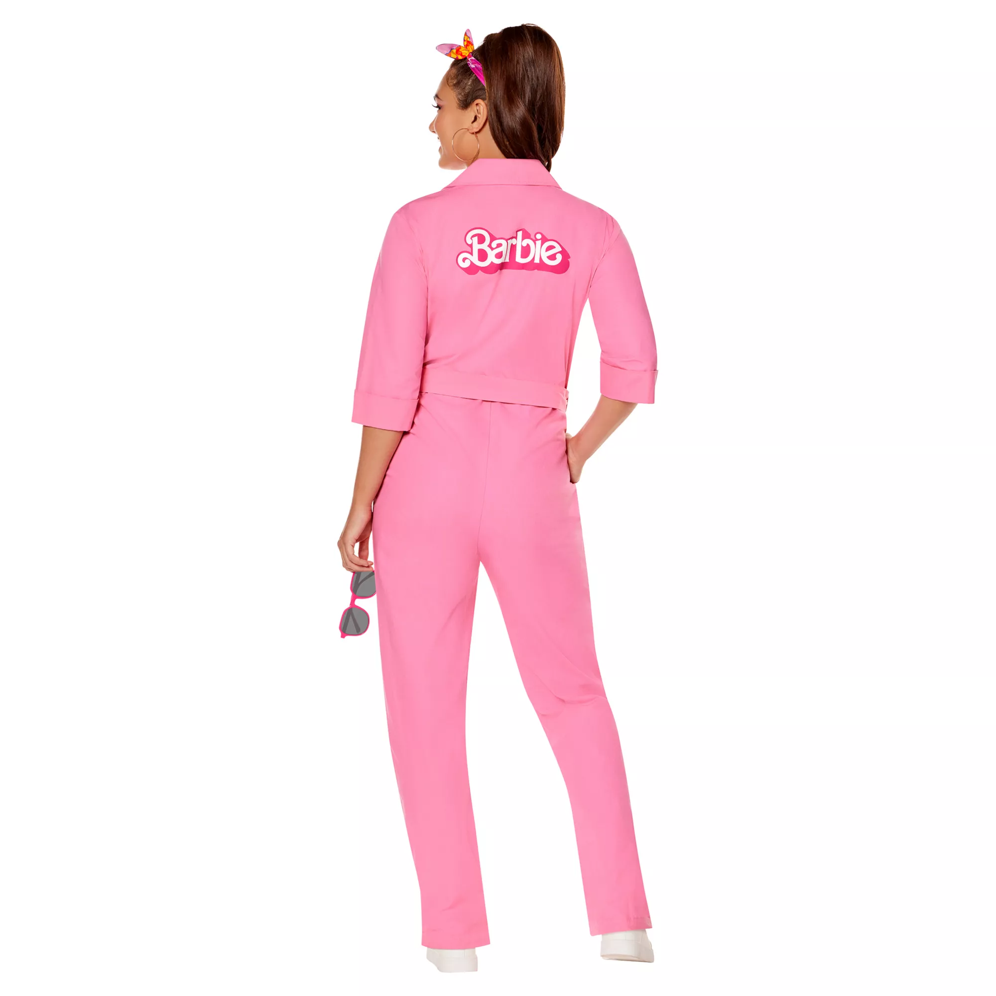 Adult Pink Power Jumpsuit - Barbie the Movie at Spencer's