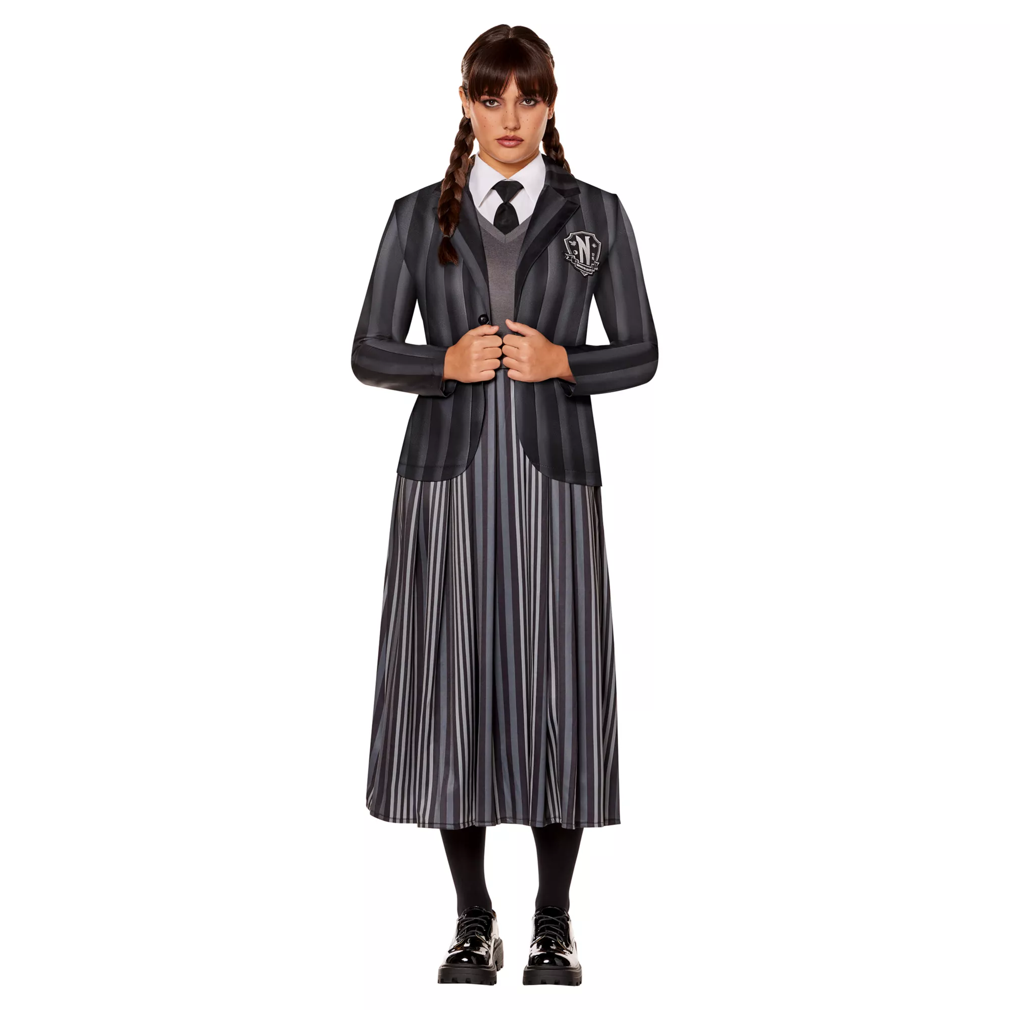 Adult Nevermore Uniform Costume - Wednesday at Spencer's