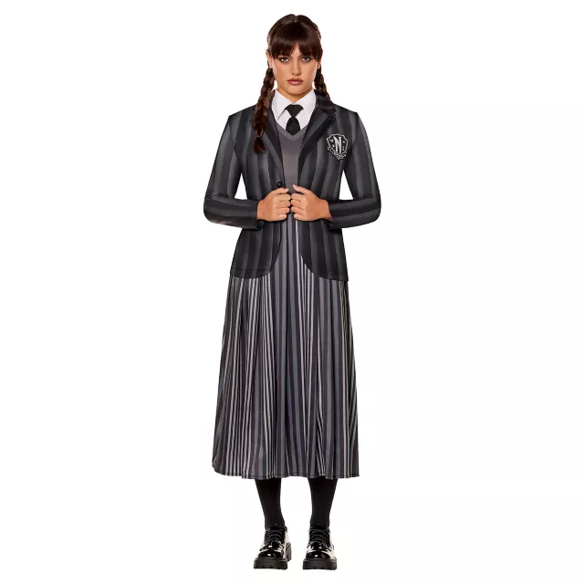 Adult Nevermore Uniform Costume - Wednesday at Spencer's