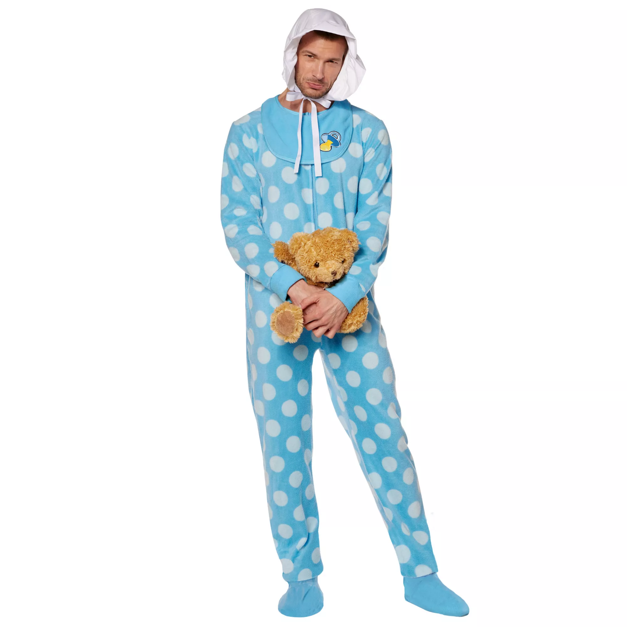 Adult Blue Baby Jumpsuit at Spirit Halloween