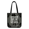 Morticia and Gomez Addams Canvas Tote Bag - The Addams Family at Spirit Halloween